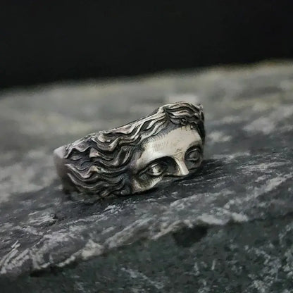 Retro Creative Venus Mask Ring