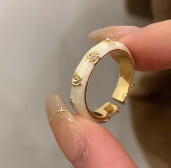 Pearl Bamboo Joint Ring