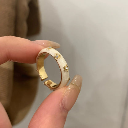 Pearl Bamboo Joint Ring